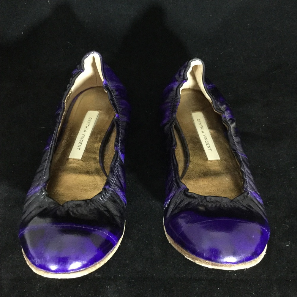 Cynthia Vincent Purple Foldable Flat, Sz 6s